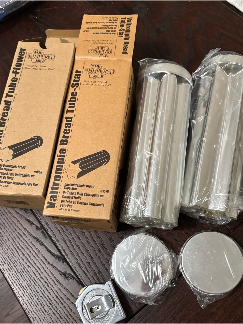The Pampered Chef Bread  Stainless Steel Set